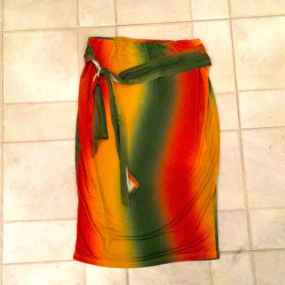 Xtaren rainbow skirt